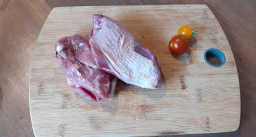 Les Volailles de la Garenne - Hauts de cuisses poulet fermier Label Rouge natures x 4