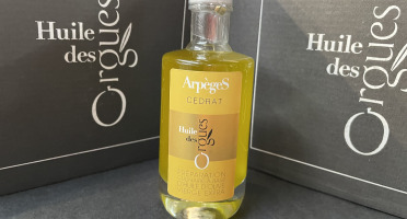 Huile des Orgues - Huile d’olive parfumée au cédrat - 100 ml