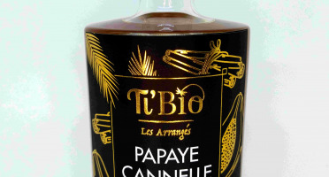 Ti'Bio - Les Arrangés de Célérine - Punch au Rhum BIO Papaye Cannelle