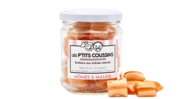 Mômes & Malice - Les P'tits Coussins Fruités : Abricot