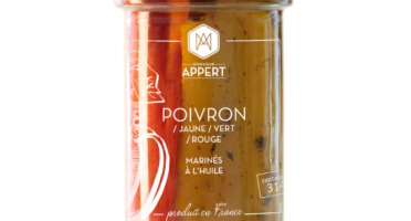 Monsieur Appert - Poivrons/jaune/vert/rouge Marinés À L'huile