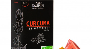 Epices Max Daumin - Curcuma Bio - Boite de dix dosettes