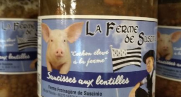 Tome de Rhuys - Ferme Fromagère de Suscinio - Lentilles Saucisse