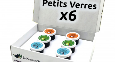 Maison du Pruneau - Cueillette du Gascon - Coffret Petits Verres x6 - Pruneau d'Agen IGP Alcool Mix