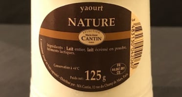La Fromagerie Marie-Anne Cantin - Yaourt Nature