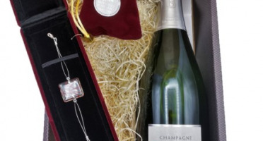 Le safran - l'or rouge des Ardennes - Coffret Champagne, Safran Et Bracelet Safrané Spécial Fêtes des Mères