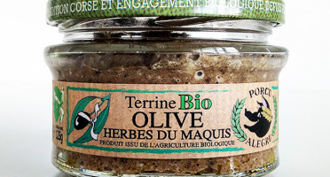 Jean-Paul Vincensini et Fils - Terrine de Porc à L'olive/Herbes du Maquis Bio