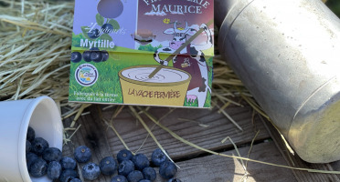 Fromagerie Maurice - Yaourt brassé au Myrtille x4