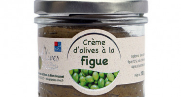 Les amandes et olives du Mont Bouquet - Crème d'olives aux figues 100 g