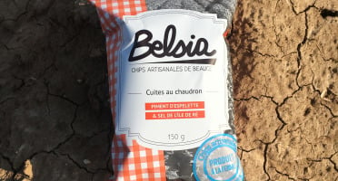 Chips BELSIA - Chips Artisanale au Piment d'Espelette AOP x10