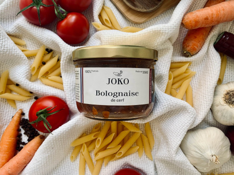 JOKO Gastronomie Sauvage - Bolognaise de Cerf - Plat cuisiné