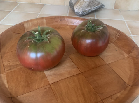 Ferme Cadillon - Tomates charnues Noires de Crimée - Pleine terre  et HVE - 1 Kg