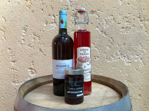 Saveur d'Ornain - La Fraise : vin de fraise, confiture de fraise, sirop de fraise