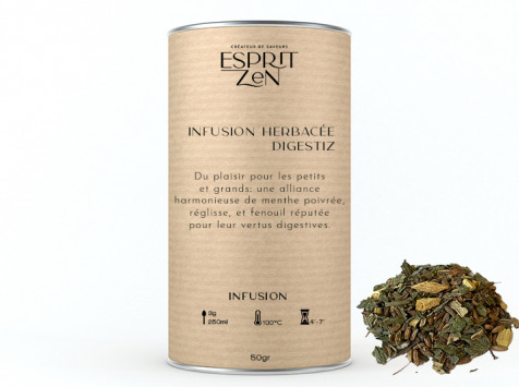Esprit Zen - Infusion herbacée "Digestiz" - Boite 50g