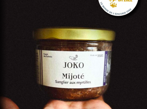 JOKO Gastronomie Sauvage - Mijoté de sanglier aux myrtilles - Plat cuisiné