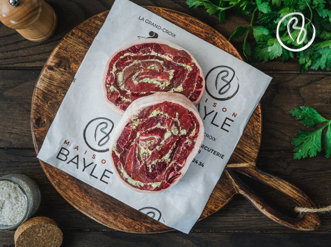 Maison BAYLE - Champions du Monde de boucherie 2016 - Effeuillé de Bœuf au Beurre d'Escargot - 400g