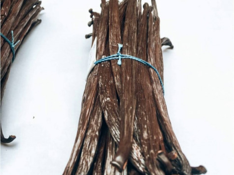 David Vanille : Épices d'Exception - Gousses De Vanille Rare "Caramel" +12 cm M - Sao Tomé - 2 gousses