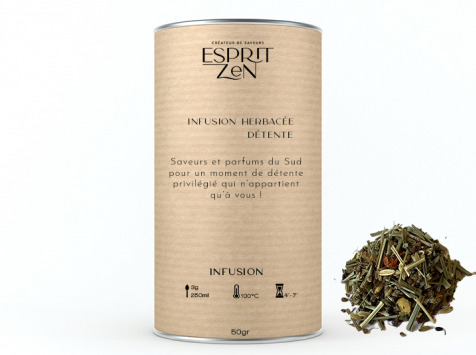 Esprit Zen - Infusion herbacée "Détente" - Boite 50g