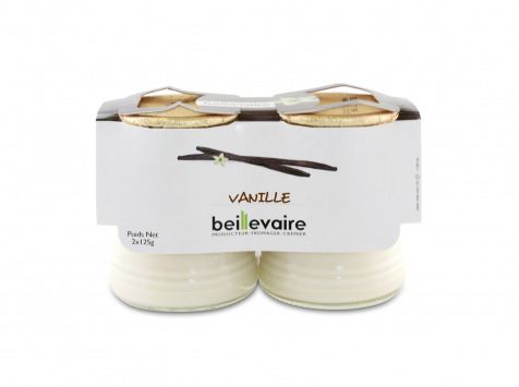 BEILLEVAIRE - Yaourts à la vanille x2