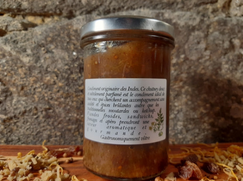 Gourmandises Créoles - Chutney de Tomate verte - Douceur acidulée
