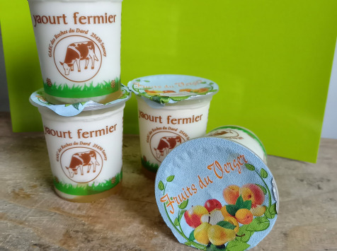 Ferme Chambon - Yaourts Au Lait Cru Et Aux Fruits (fruits Du Verger) X4
