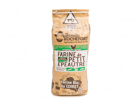 Famille Rochefort - Farine 100% petit épeautre bio (engrain) 1 kg PROMO CHANDELEUR