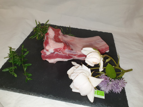 La Ferme du Montet - [SURGELÉ] - BARBECUE - Travers de Porc Noir Gascon BIO - 400 g