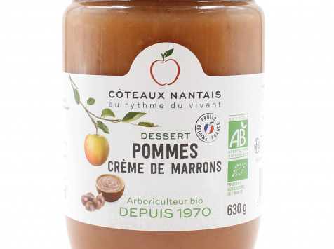 Les Côteaux Nantais - Purée de pommes marrons Bio - 630 g