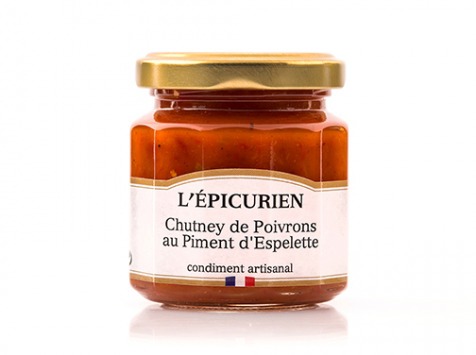 L'Epicurien - Chutney de Poivrons au Piment d'Espelette
