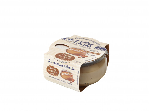 Bastidarra – Ekia - Crème aux œufs au café x 8 pots