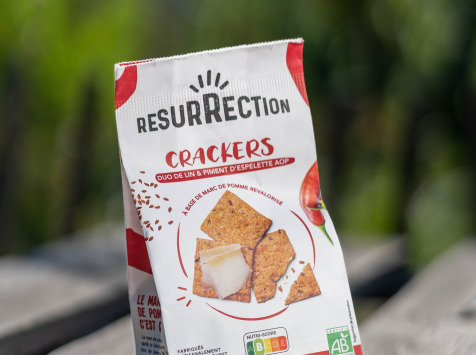 RESURRECTION - Crackers BIO Duo de Lin & Piment d’Espelette AOP