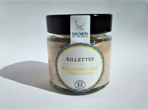 Saumon de France - Rillettes de Saumon de France fumé et citron confit