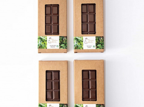 Mon jardin chocolaté - Mon Pack Dégustation Tablettes Bio Praliné