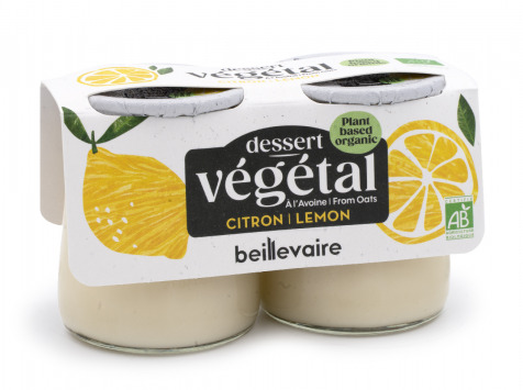 BEILLEVAIRE - Dessert Brassé Végétal - Citron