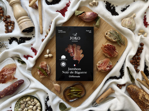 JOKO Gastronomie Sauvage - Chiffonnade de Porc Noir de Bigorre AOP - 24 mois d'affinage