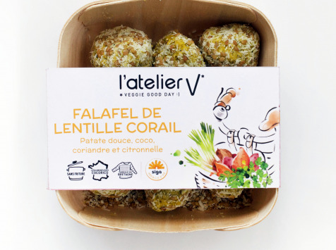 L’Atelier V* - Falafels de lentille corail, patate douce,  coco, coriandre et citronnelle