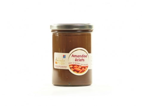 Les amandes et olives du Mont Bouquet - Amandise 450gr – pâte à tartiner chocolat et éclats d'amande
