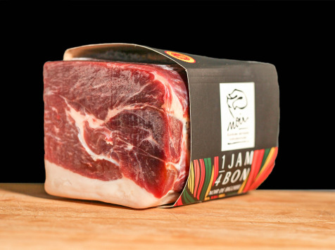 Le Goût du Boeuf - Jambon de Porc Noir de Bigorre AOP - quart de 1kg