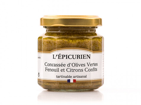 L'Epicurien - Concassée d'Olives Vertes Fenouil et Citrons Confits