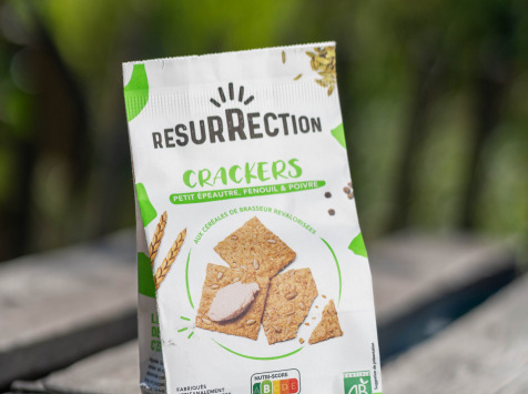 RESURRECTION - Crackers BIO Petit Epeautre, Fenouil & Poivre
