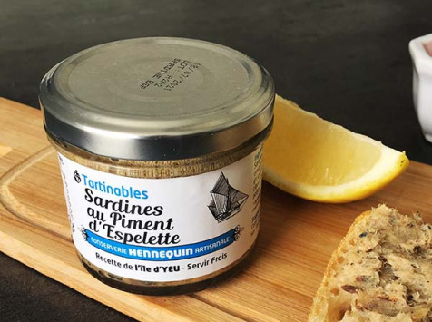 Ô'Poisson - Tartinables Sardines Au Piment D'espelette