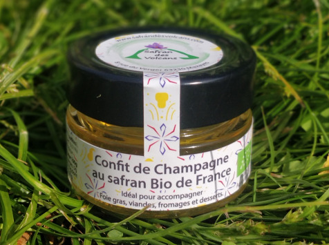 Safran des Volcans - Confit de Champagne au Safran Bio 40g