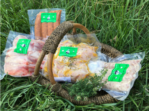 Ferme du Bois de Boulle - Colis de viande de lapin spécial Barbecue pour 4 personnes