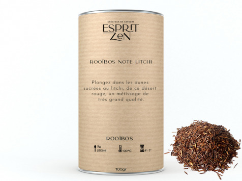 Esprit Zen - Rooïbos "Note LItchi" - Boite 100g