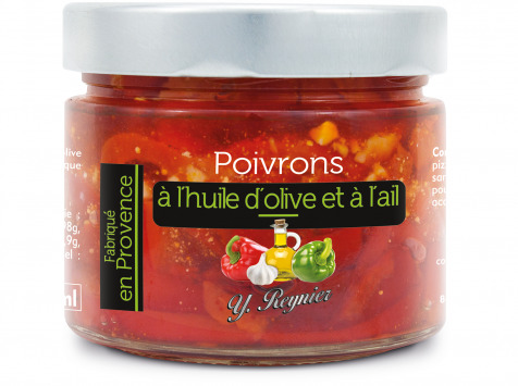 Conserves Guintrand - Poivrons À L'huile D'olive Et À L'ail Yr 314ml