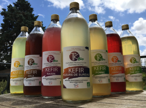 TK Bio - The Kefir et Kombucha Compagnie - PACK Kéfir de fruits  6 x 1litre