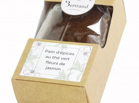 Les Pains d'Épices de Bertrand - Pain d'épices au thé vert et fleurs de jasmin