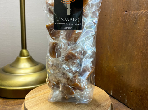 L'AMBR'1 Caramels et Gourmandises - Caramel Au Sarrasin - Sachet De 130g