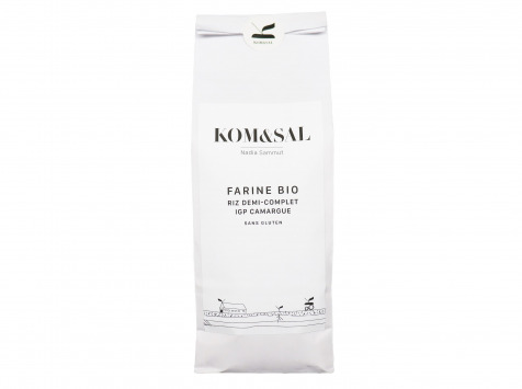 Kom&sal - Farine de riz demi-complet IGP camargue - 500g