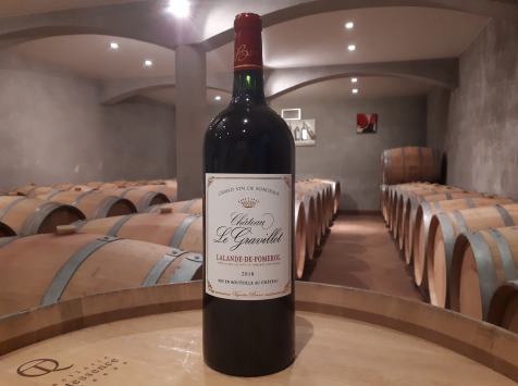 Vignobles Brunot - AOP Lalande-de-Pomerol Rouge - Château Le Gravillot 2019 - Magnum de 150cl